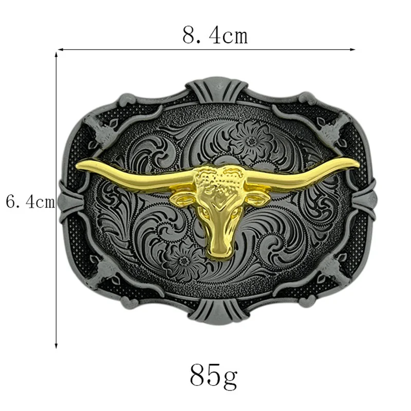 Taurus head belt buckle Western cowboy Europe and America