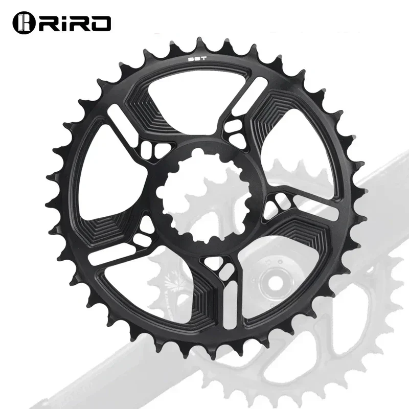 RIRO Bicycle 3 nails Ultralight Hollow 32/34/36T Wide Narrow Teeth Chainwheel Crankset Crown for 9/10/11/12S NX XX Single Disc