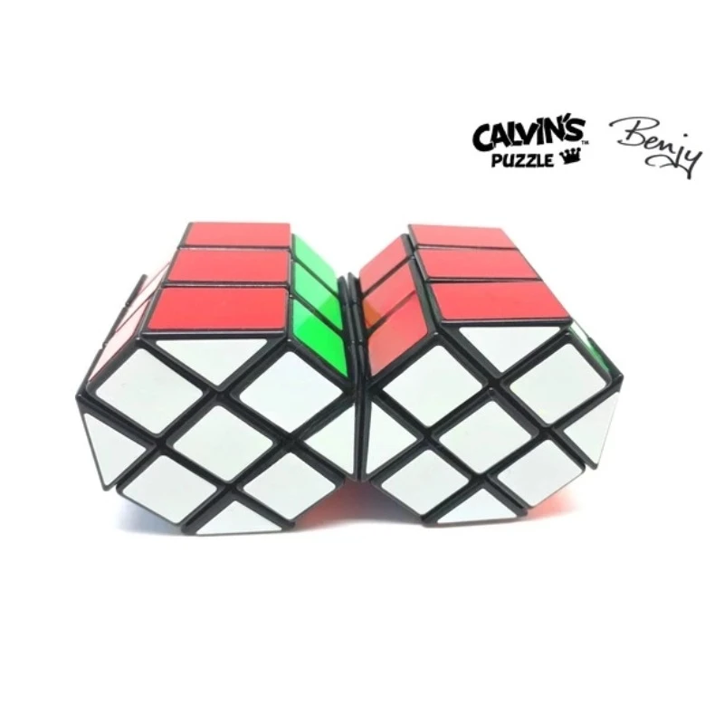 Calvin's Puzzle 3x3 Conjoint Cube Benjy Siamese Octagon I (side By Side) Black Body Children's Educational Toy Games and Puzzles