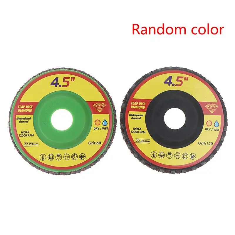 

Professional Flap Disc 115mm, Heavy Duty Grinding Wheel for Metal, Glass, Tile, Granite, Long Lifespan