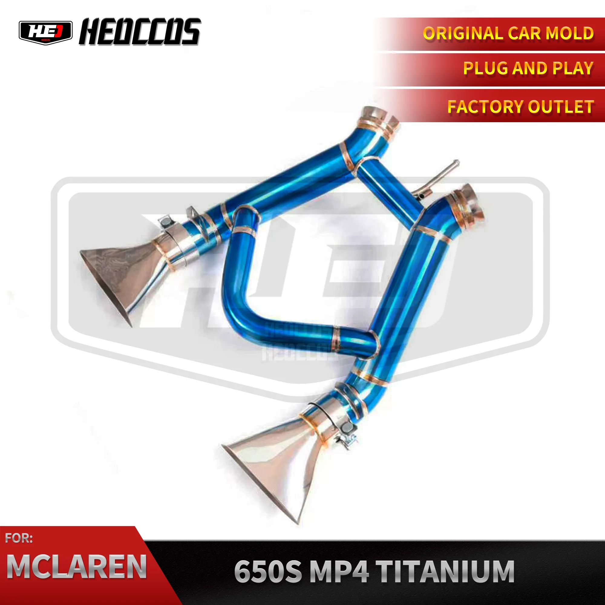 HEO Sport Car Tuning Exhaust System For McLaren 650S MP4 High Performance Titanium Catback