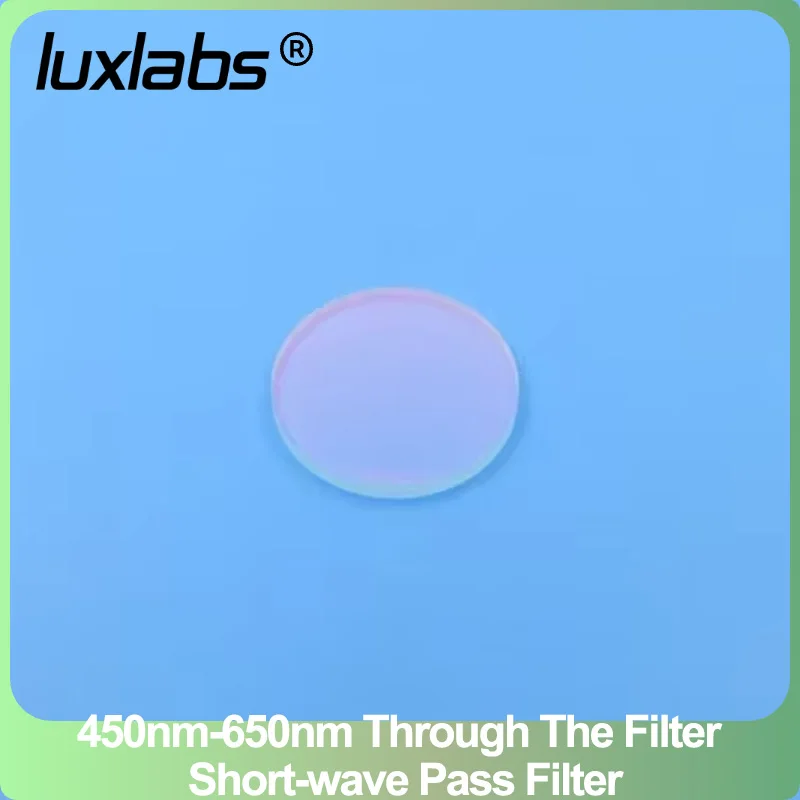 450nm-650nm Through The Filter Short-wave Pass Filter Glass Coating Mirror Lens Window Piece Round Square