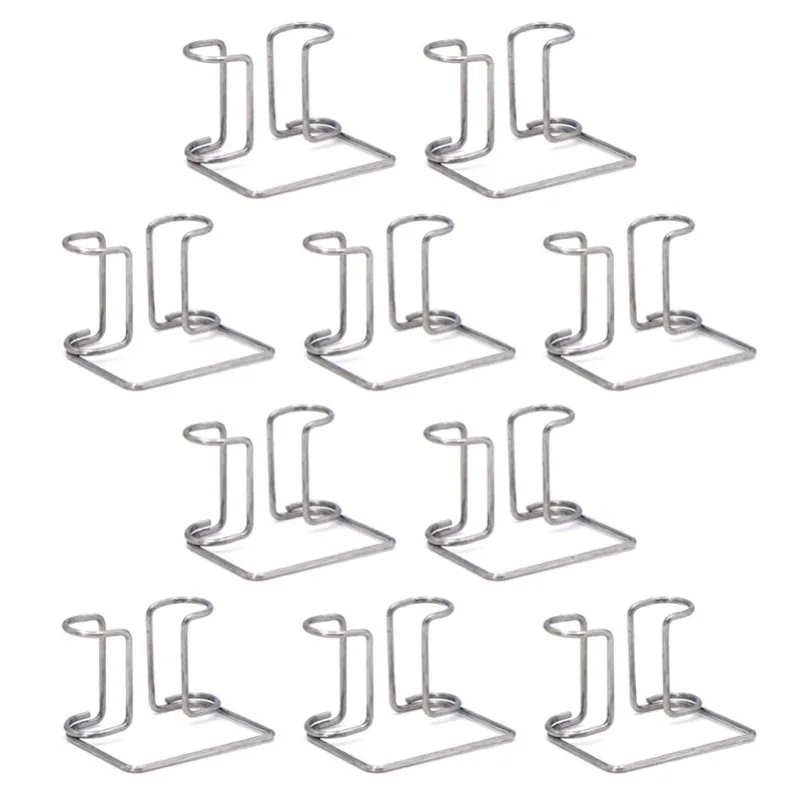 4pcs/box Stainless Steel Cotton Roll Holder Clip Tool Clamps Isolator Endodontics Restorative Tool s