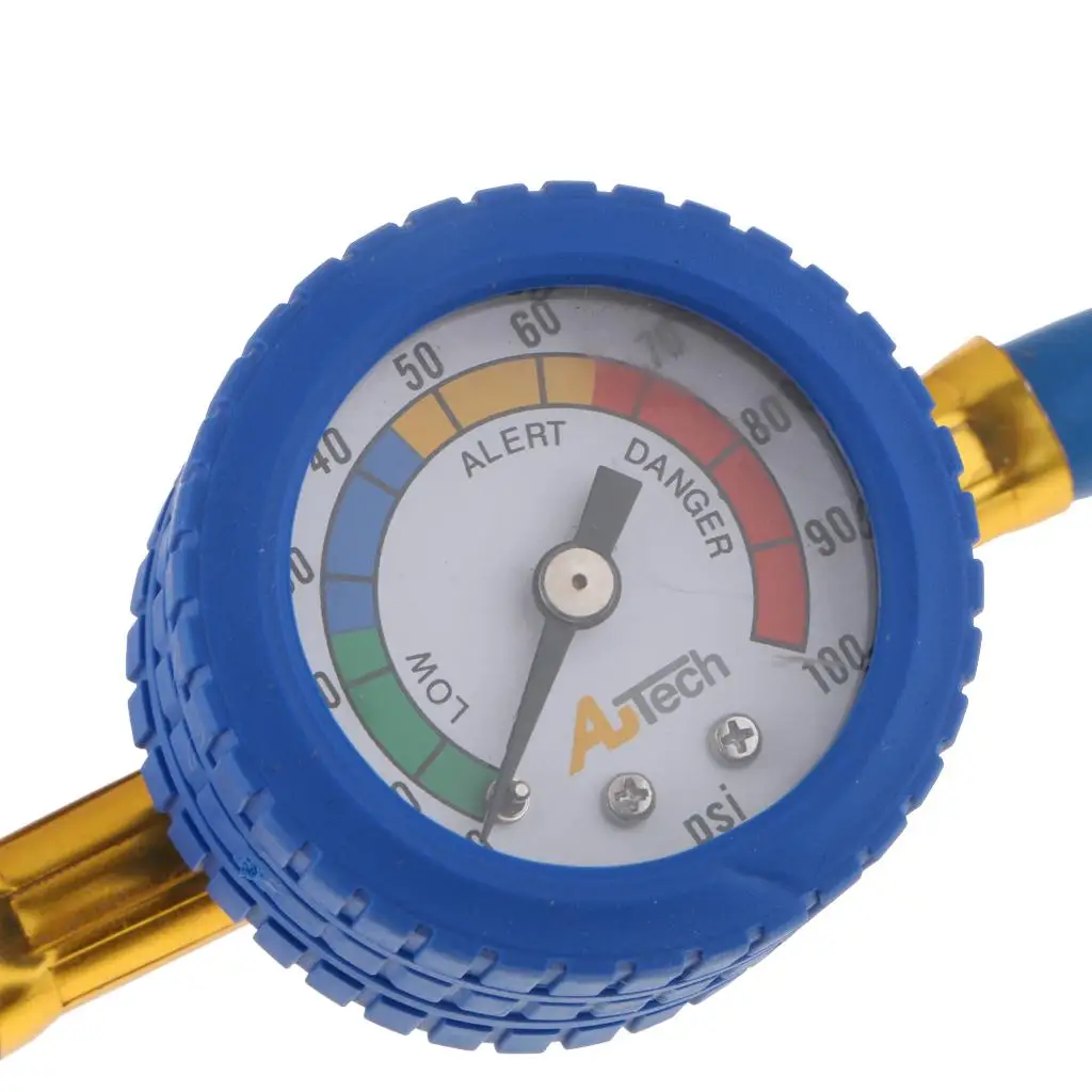 

R134a Measuring Gauge Car Air Conditioning Recharge Hose Pipe Kit Universal AC Refrigerant Charging Tool for Vehicle