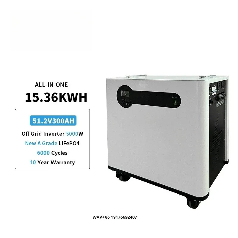 JM Factory 48V Lifepo4 Pack 300Ah Inverter Solar Energy Storage 15kwh Hybrid Grid Connected Home Battery