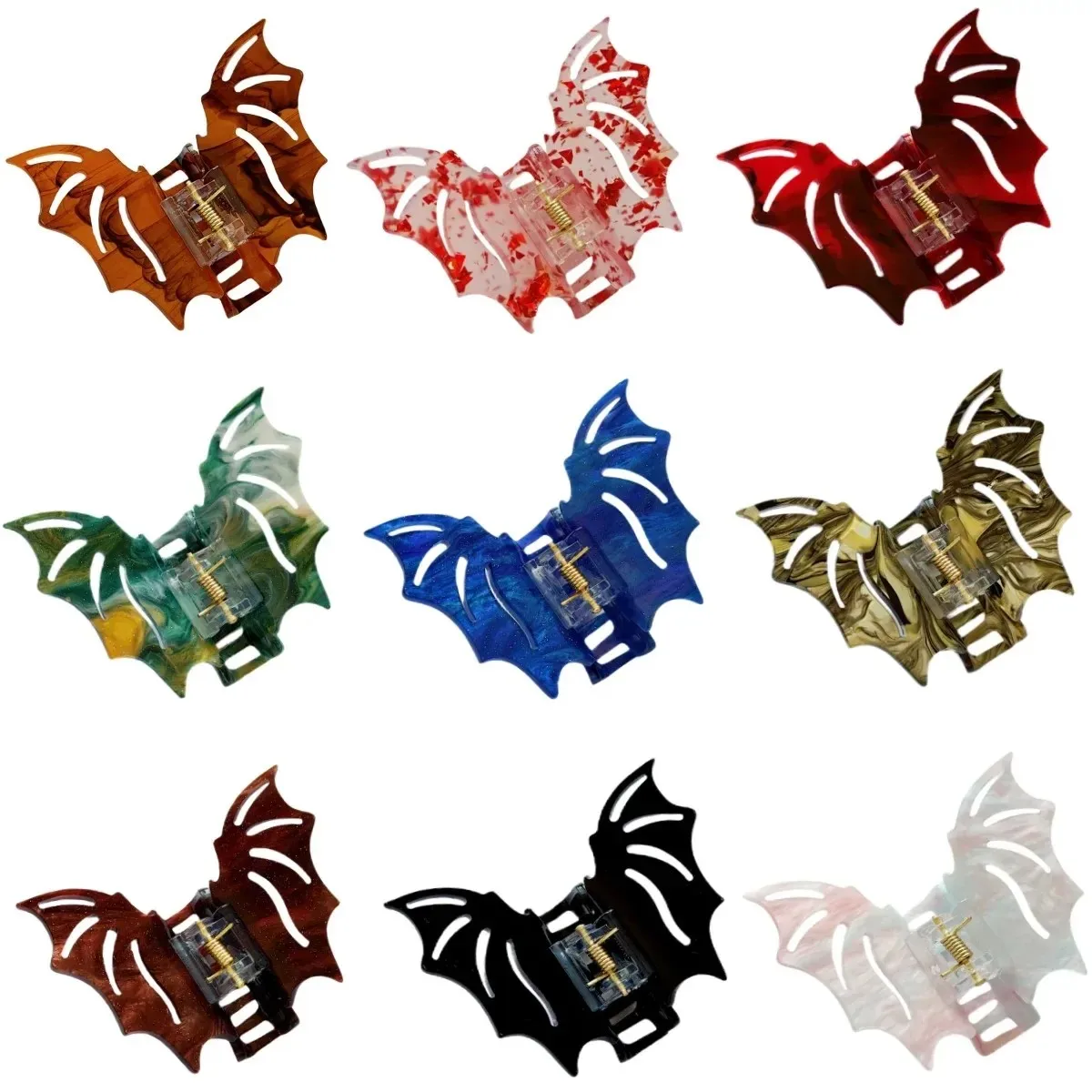 New Creative Bat Hairpin Halloween Funny Hair Clip Headwear Hair Claws Fashion Cartoon Headwear Hair Accessories