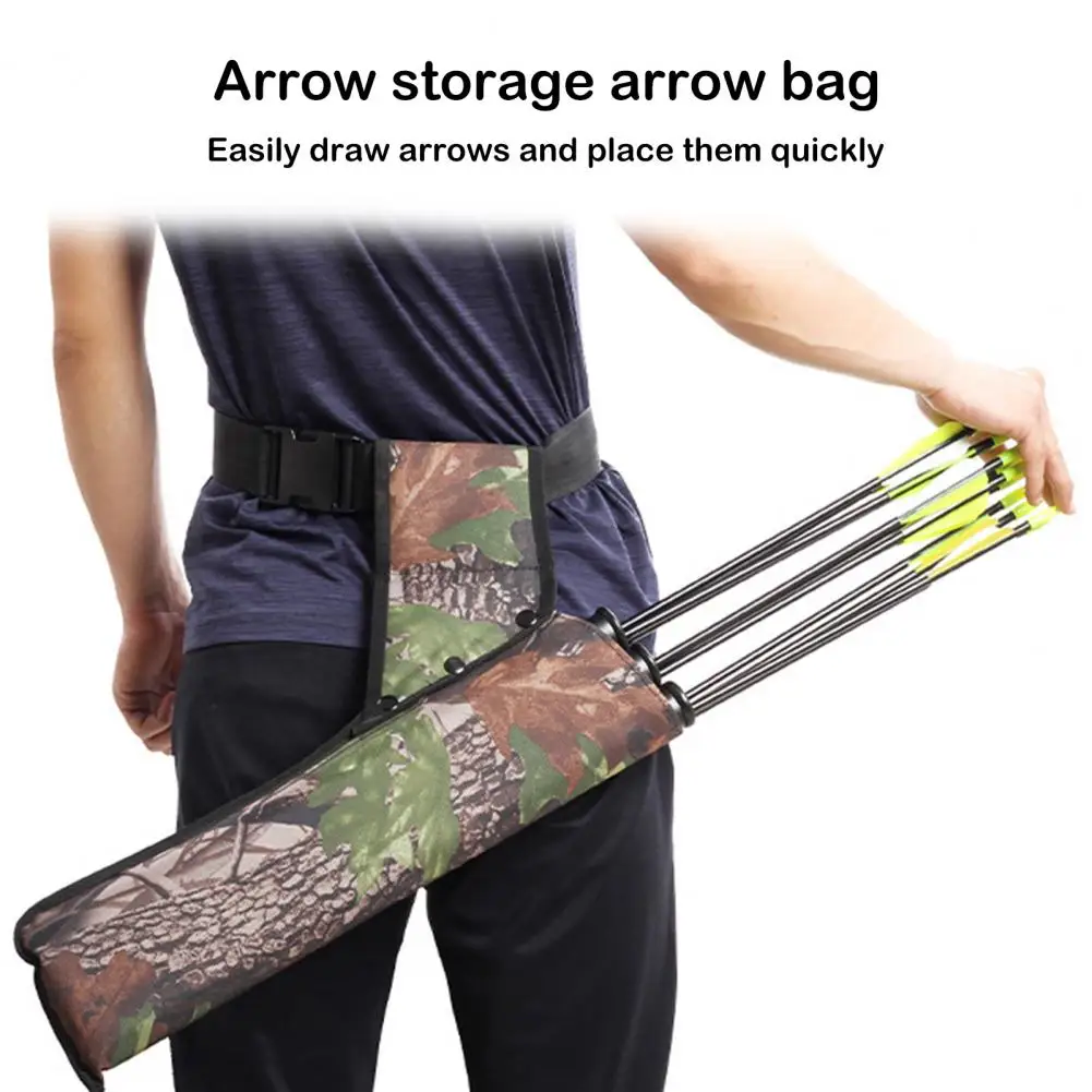 

Archery Equipment Organizer Durable Oxford Cloth Quiver with Adjustable Three-tube Design for Archery Bag Sports Accessories