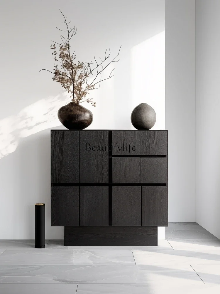 

ld30 solid wood ash wood bedroom locker antique living room entrance storage cabinet