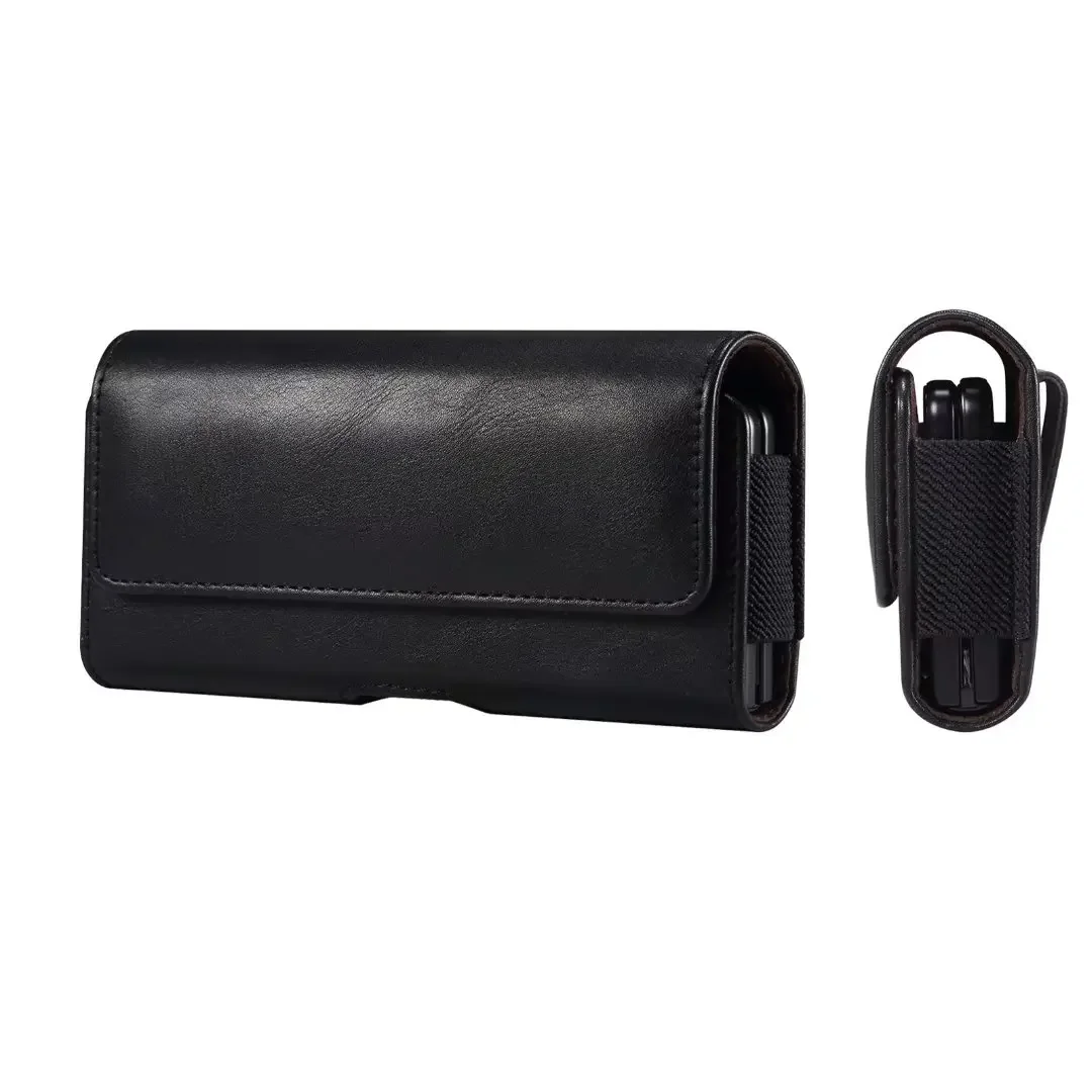 

Pu Leather Phone Pouch Waist Bag For Samsung Galaxy Z Fold 2 3 4 5 5G For OPPO Find N3 OnePlus Open Belt Loop Clip Holster Cover