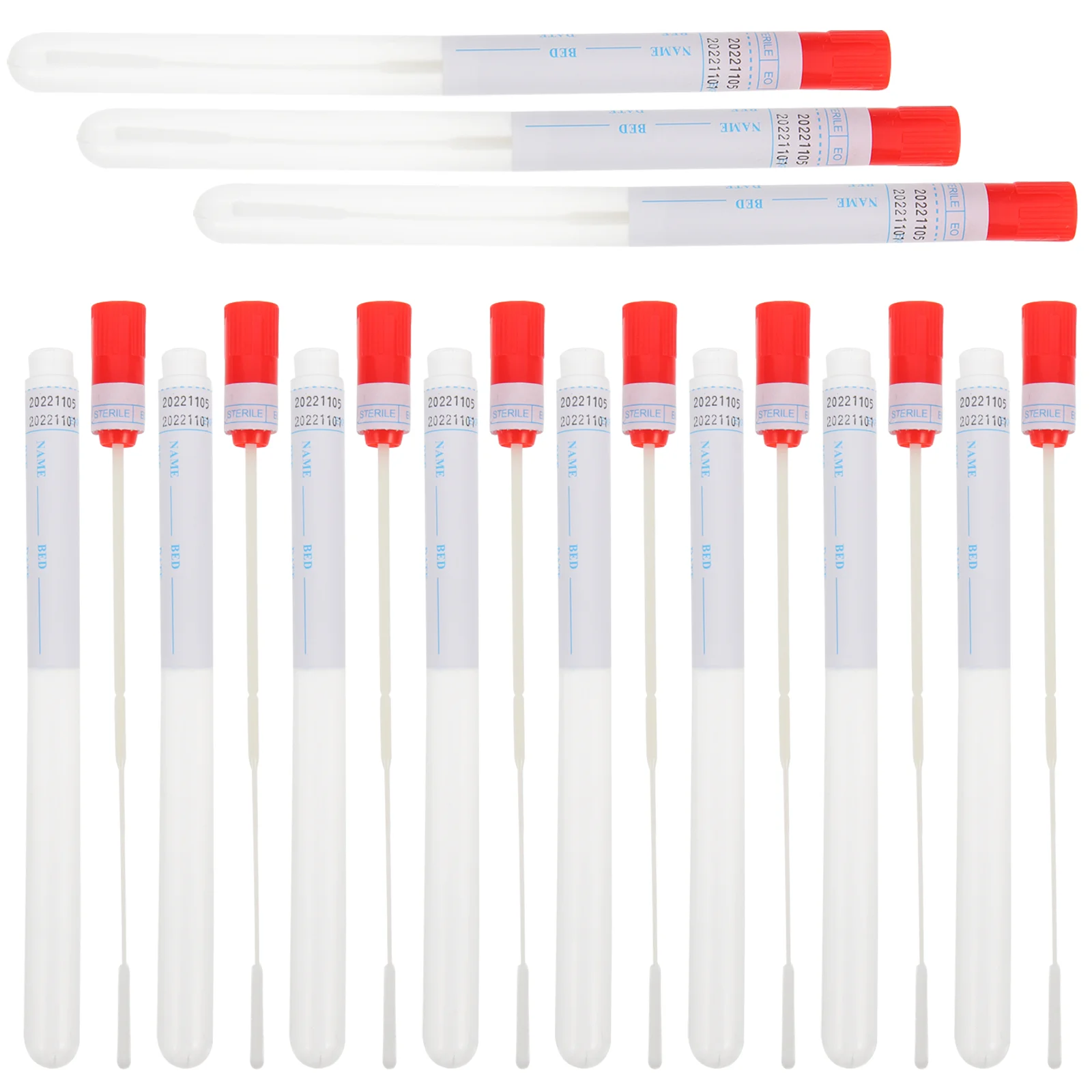 

50 Sets Sampling Swab Convenient Specimen Swabs Accessories Supply Accessory Plastic Professional