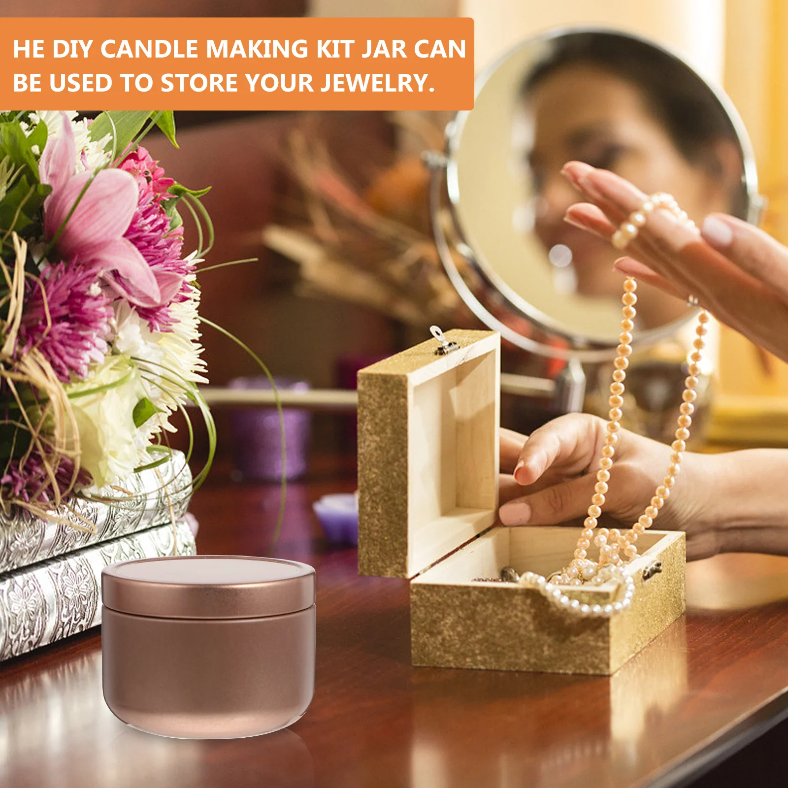 

12pcs Tins Jar For Diy Making Kit Balm Jar Canister Storage Container Craft Tinplate Cans Holder