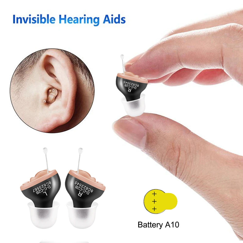 

Mini CIC Hearing Aid Digital Hearing Aids Sound Amplifier Wireless Headphones Hearing Device For Deafness Elderly audifonos