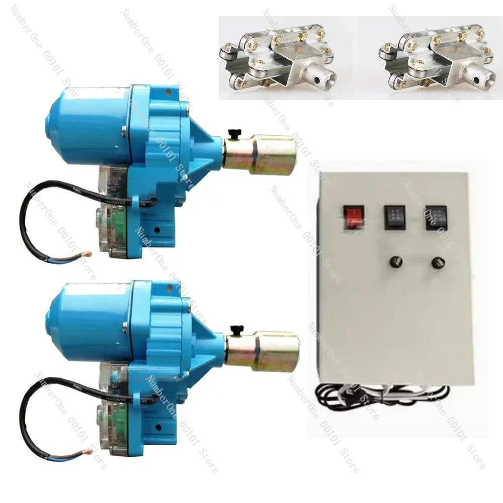 

1 комплект, электрический пленочный роликовый двигатель для теплицы + ребер + источник питания, электрическая машина для намотки пленки 24 В постоянного тока, рулонная машина