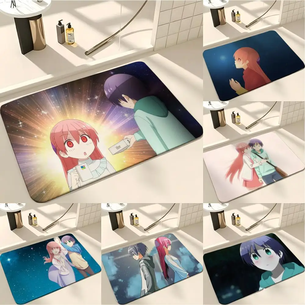 ANIME T-TONIKAWA Over The Moon Floor Mat Absorbent Floor Mat Non-Slip Entrance Rug for Bathrooms Restrooms and Toilets