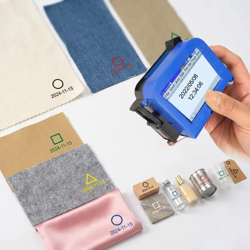 Digital Handheld Mini Portable Inkjet Date Printer for Food‑Bags Glass PET Bottles Metal PVC Tubes Wood Cartons Coding Printing