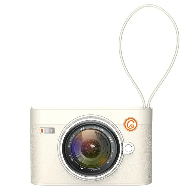 

ABVO-Ai Smart Multifunctional Bluetooth Speaker Retro Camera-Type High-Capacity Charging Treasure HD Screen Support Call