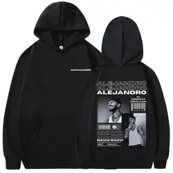 Sudadera con capucha del cantante Rauw, con estampado De Todo Ti, ropa De calle Vintage, Hip Hop, De gran tamaño