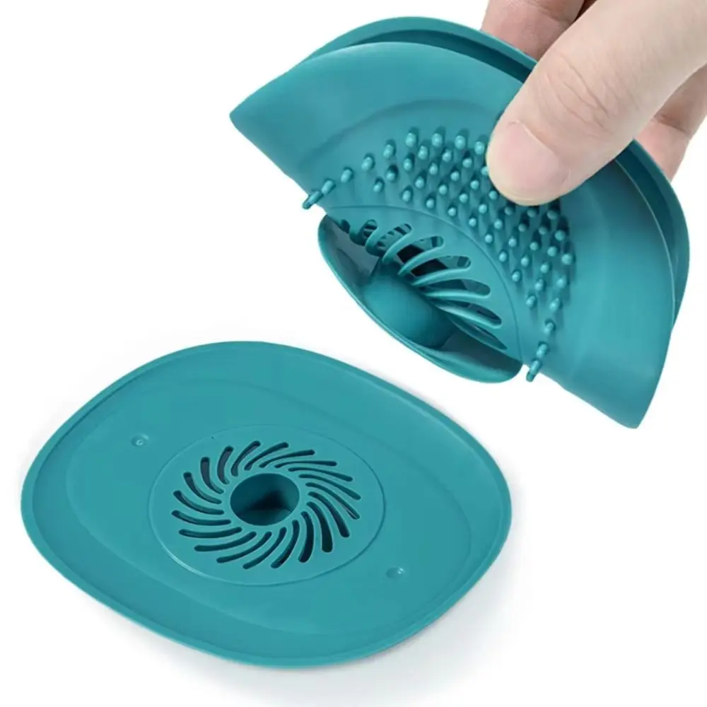

New TPR Drain Strainer Deodorant Tool Orange Blue Yellow Green Bathtub Filter Anti-clogging Floor Drain Cover Kitchen