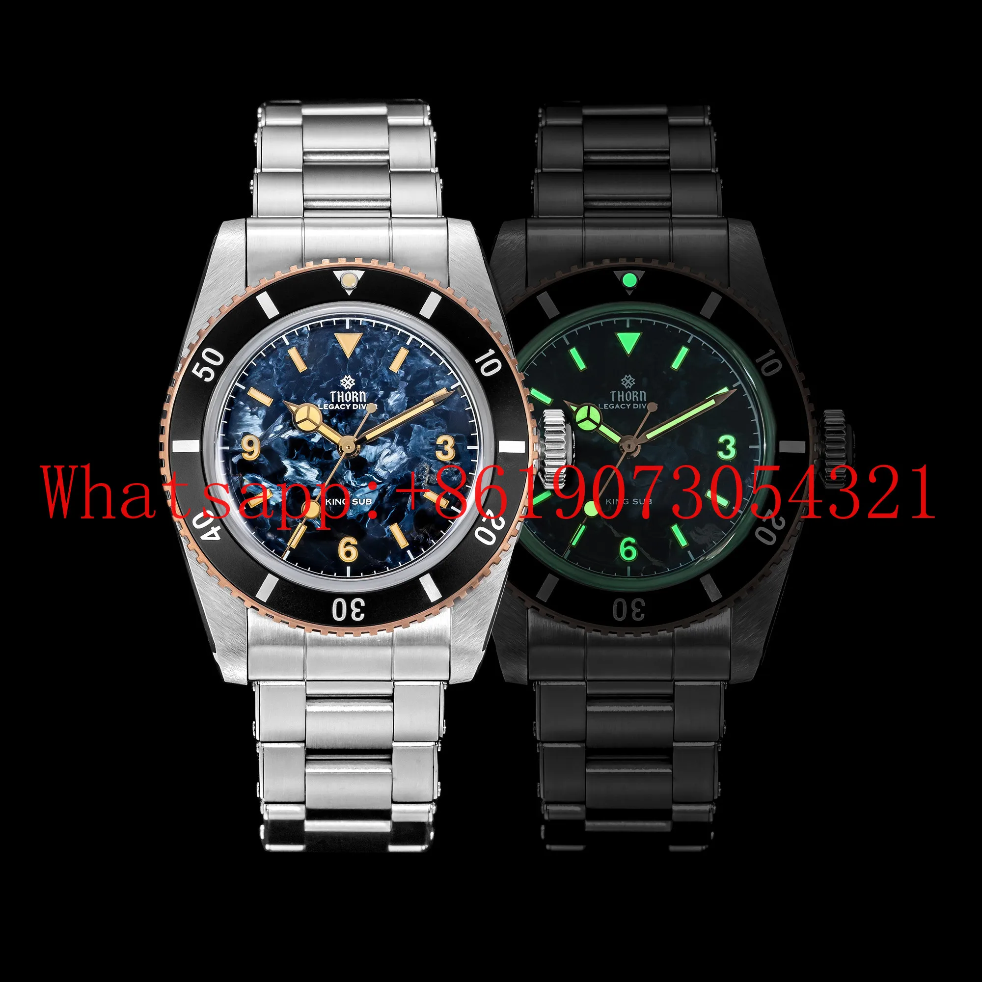 Emperor Qin Shi Huang retro diving watch imported SW200 movement 8mm