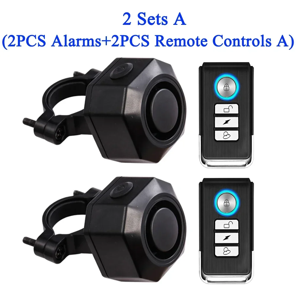 Extractme Fietsalarm Draadloos waterdicht fietsalarm Beveiligingsalarm Beveiligingssysteem USB-opladen Afstandsbediening