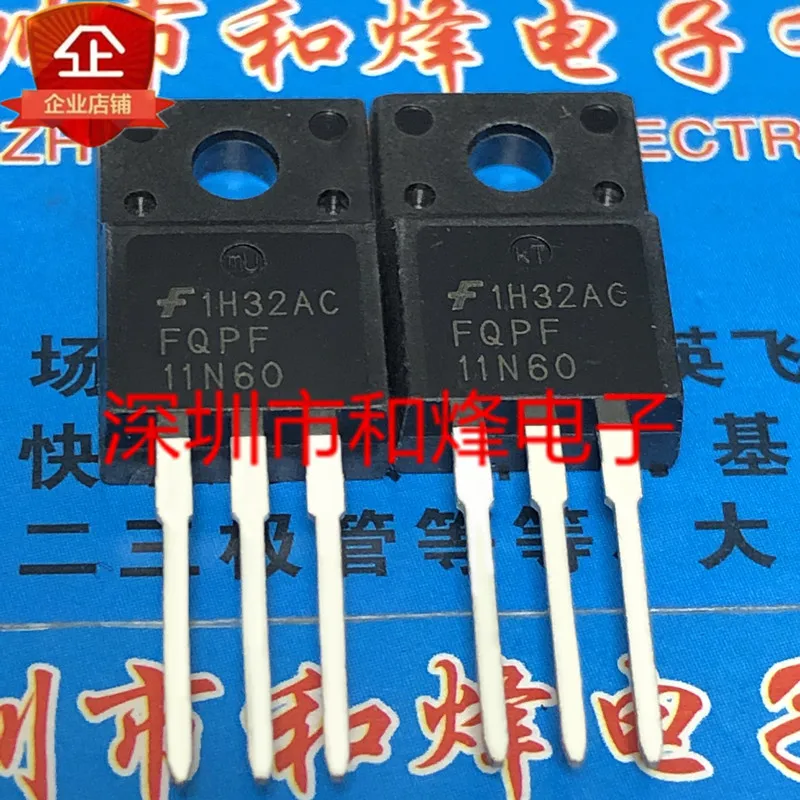 Original 5pcs/ FQPF11N60  TO-220F 600V 11A