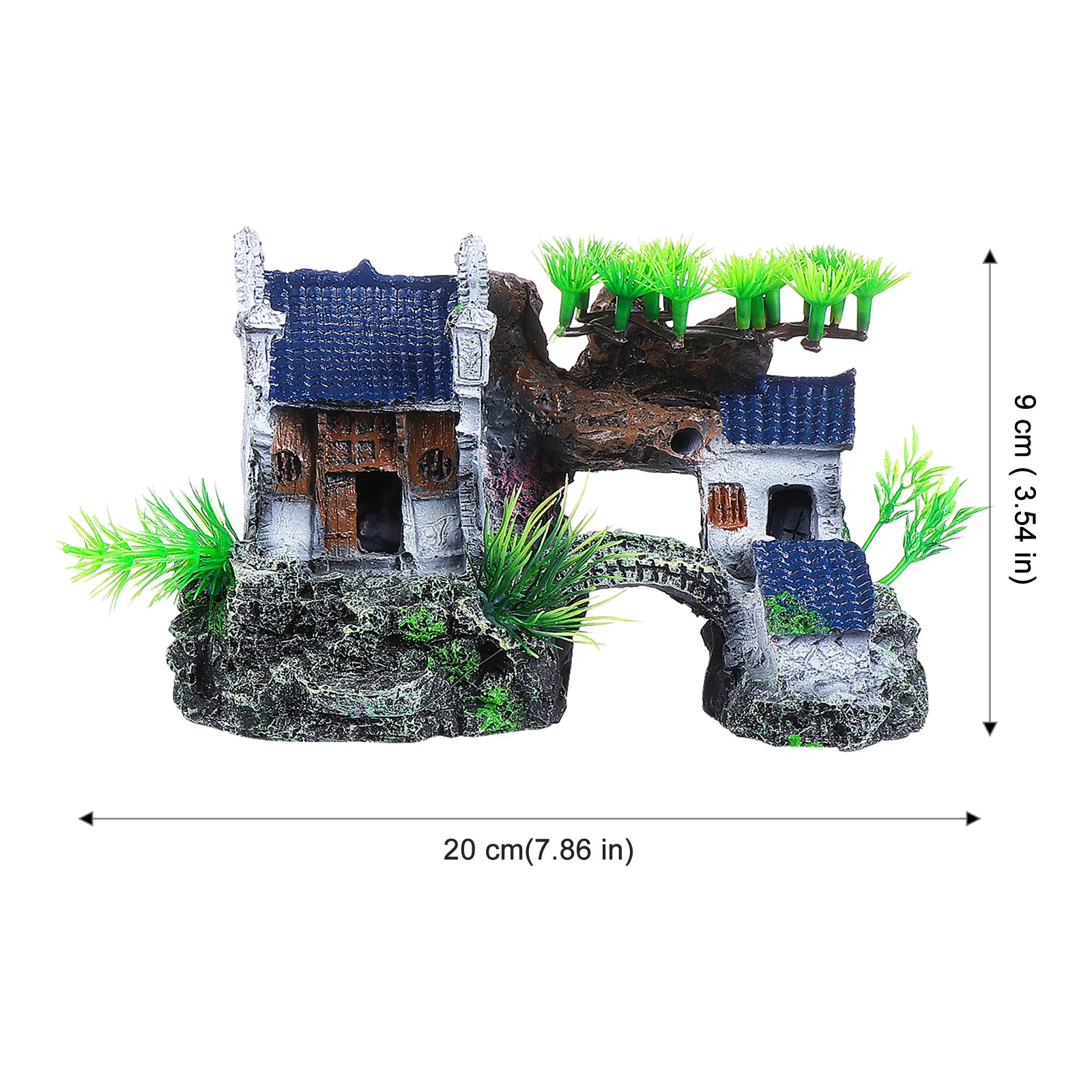 

Aquarium Resin Ornament Fish Cave Decoration Unique Landscape Design for Aquatic Pet Shelter Aquarium Decoration