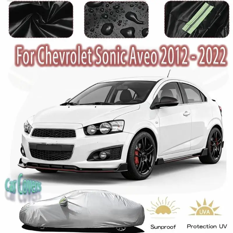 

Для наружной защиты, водонепроницаемые, пылезащитные, полные для Chevrolet Sonic Aveo 2023, автомобильные чехлы