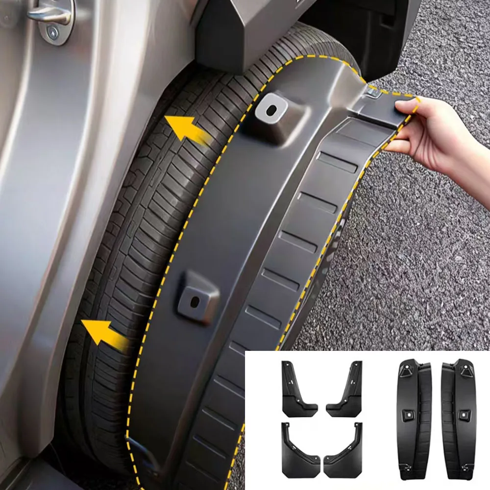Car Styling Rear Wheel Liner Mudguard Fender Flare Splash Guard Cover For JETOUR G700 2025 2026 Mud Flap Plate Accessories