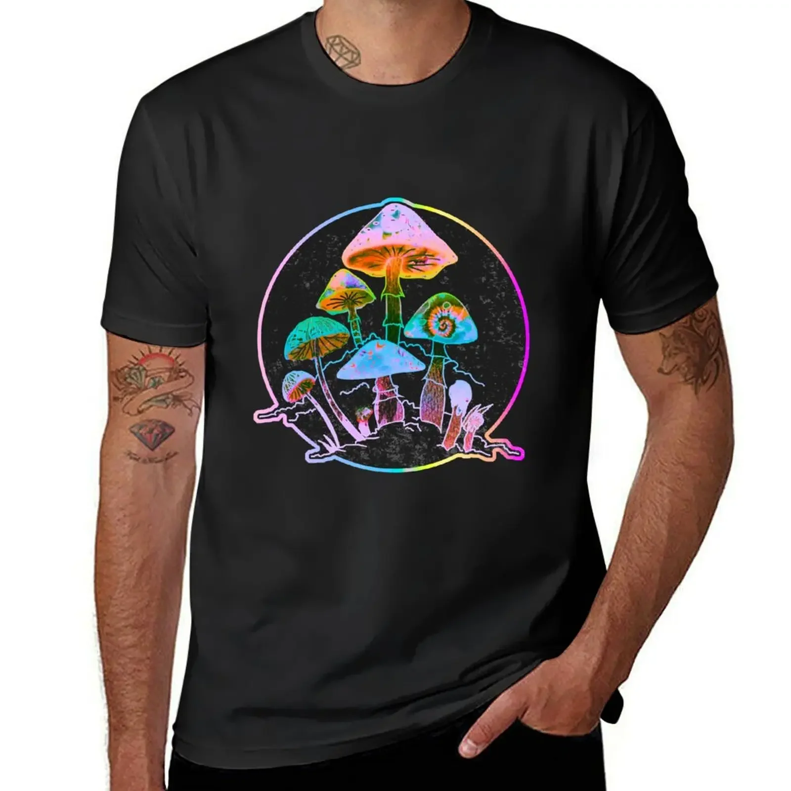 Garden of Shrooms 2020 T-Shirt quick drying plus sizes black t-shirts for men