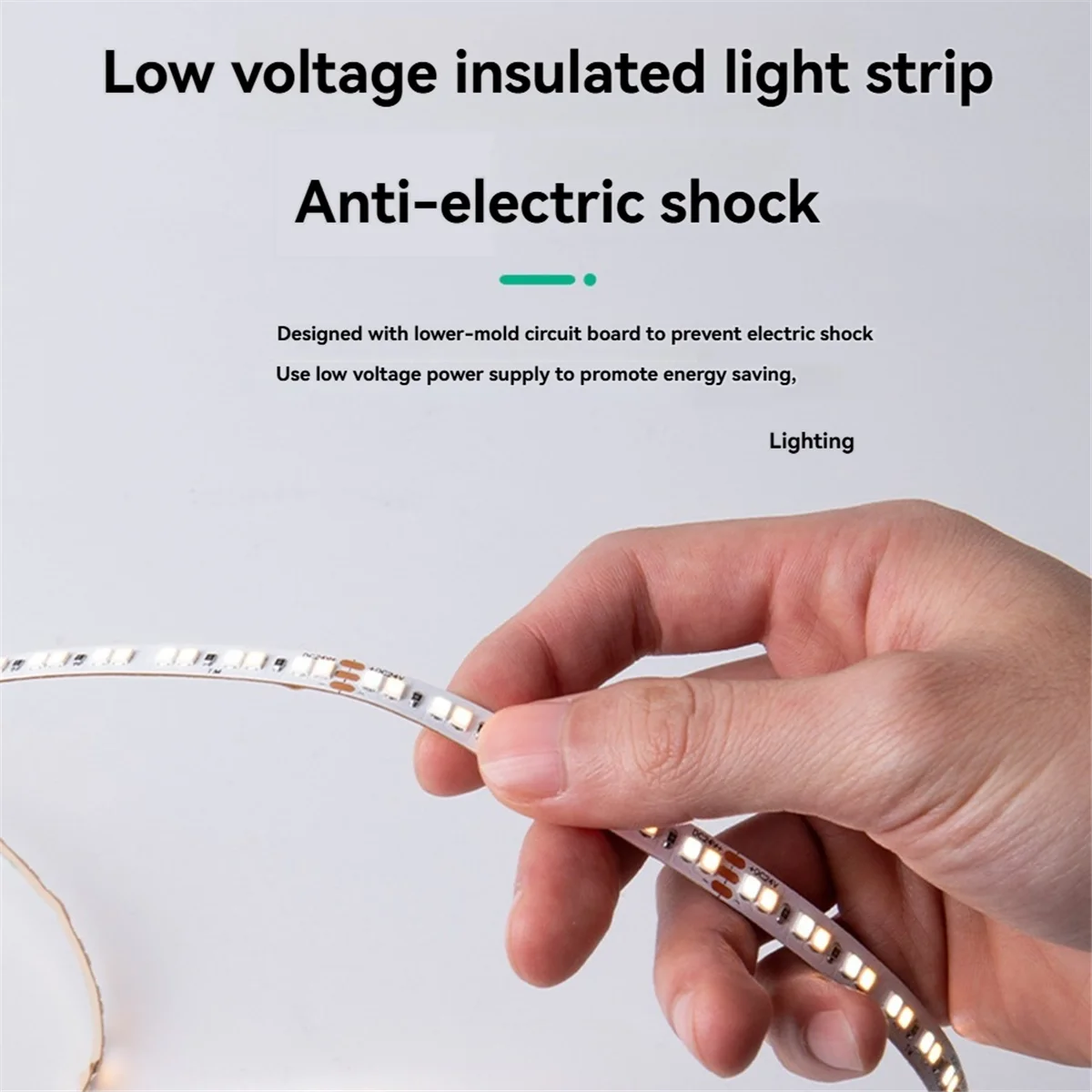 

KZQ-fDC24V Led Strip Lights Waterproof 140LED/M Lamp String Flexible Tape Ribbon Monochrome Decoration for Wall