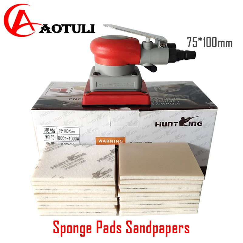 Sponge Pads Sandpapers 75*100mm Sanding Block Dry Polishing Car Bodywork Fine Coarse Grit Abrasive Tools320—3000grit