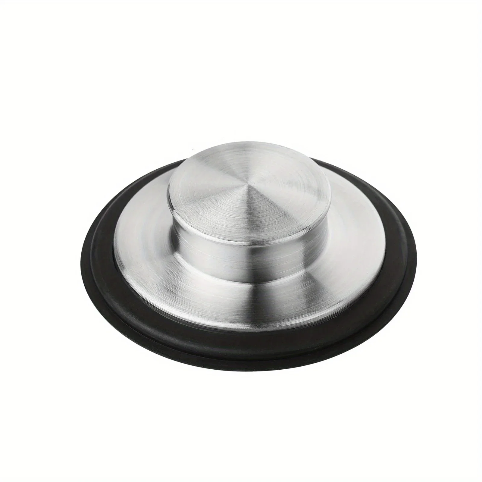 1 kitchen sink drain plug, garbage disposal plug, 3.34-inch sink plug, stainless steel kitchen sink drain cover, suitable for st