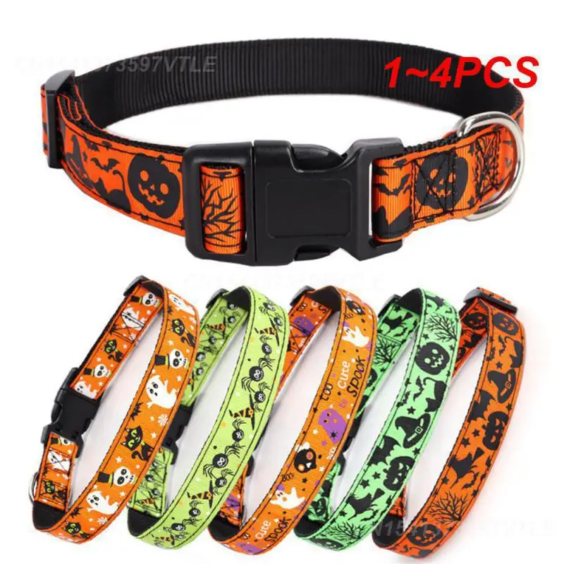 1 ~ 4pcs Haustier Halskette hochwertige interessante Halloween Hund Kostüm Halloween Kragen Festival Party liefert es muss sein