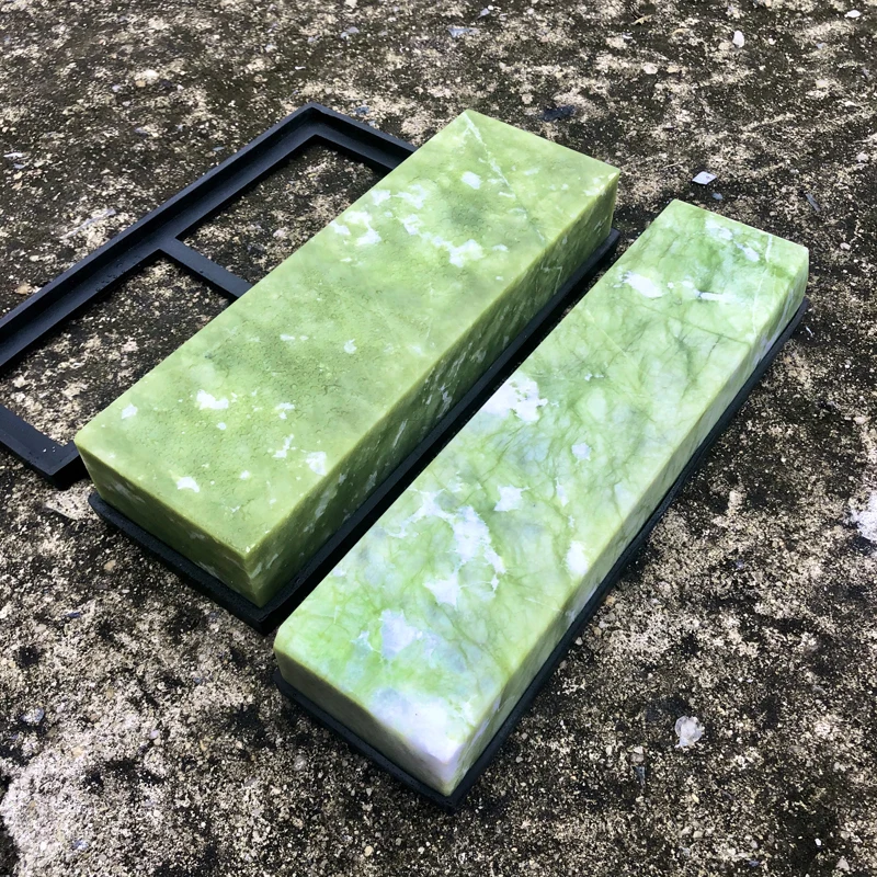 Natural 10000 Sharpening Polishing Stone Super Fine Green Agate Grit 400 1500 3000 Honing Whetstone Professional Grinding Tool