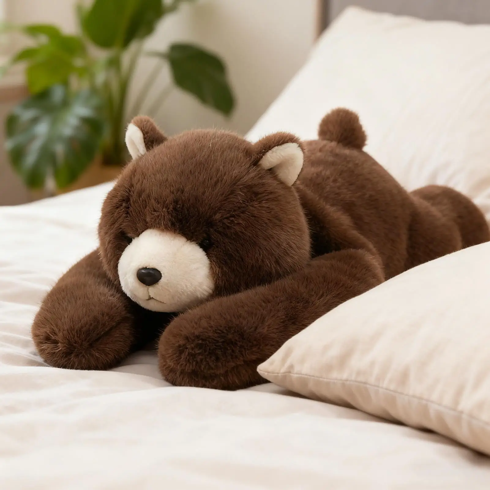 Animal relleno para niños, almohada de peluche calmante para la hora de dormir ponderada, decoración para niños y adolescentes, coleccionistas