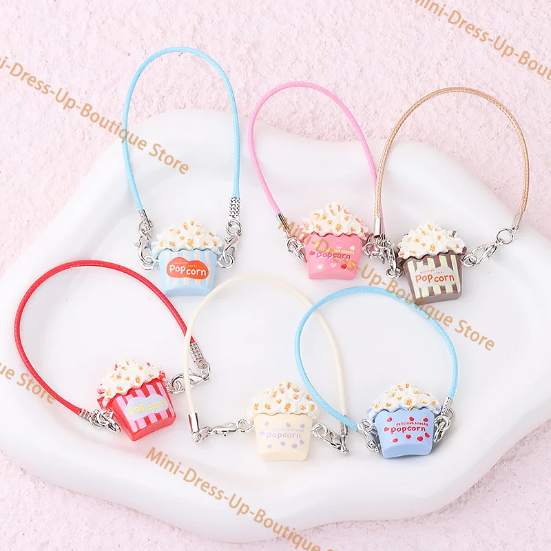

Adapted for 15cm X 17cm V1/V2/V3 Series Fashion Doll Accessories Popcorn Pendant Shaped Hanging Gift Set Decoration