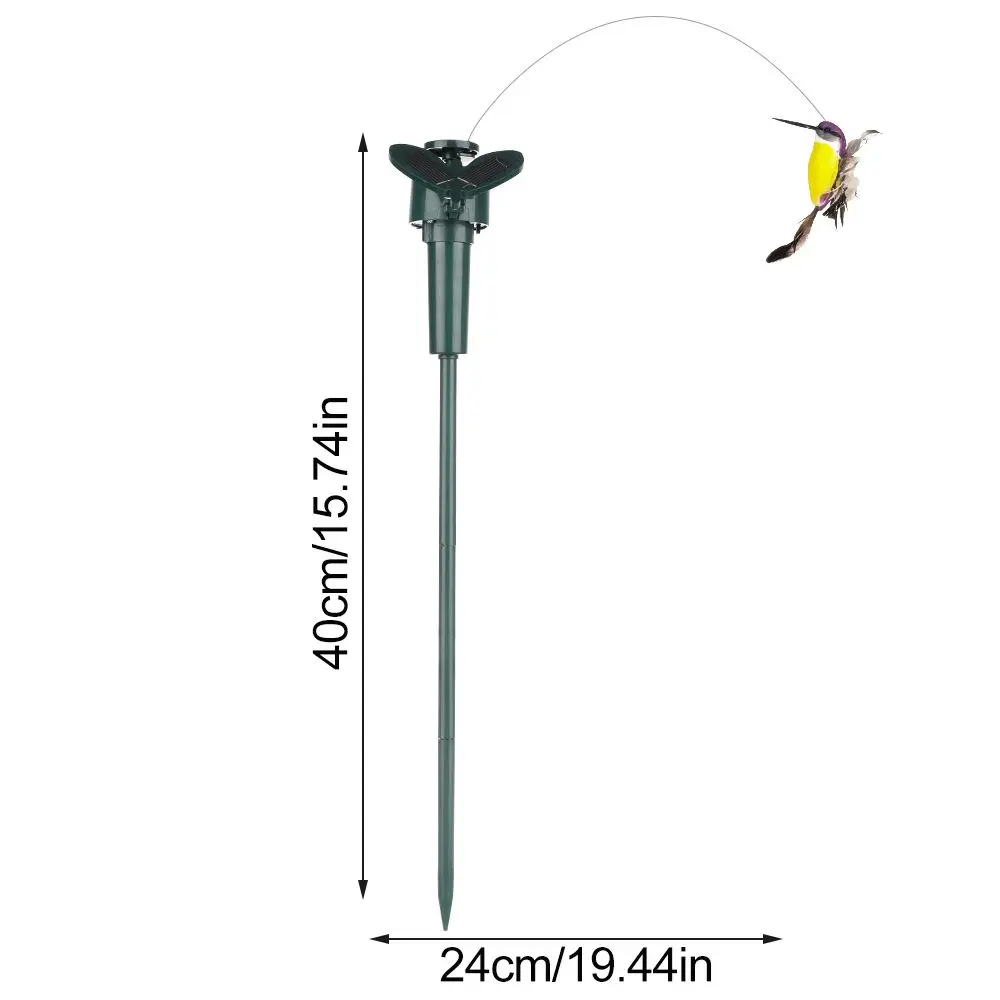 Courtyard High Quality Artificial Auto Flying Butterfly Solar Hummingbird Garden Decoration Ornament