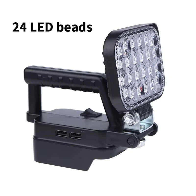 

Портативный фонарь 3-дюймовый светодиодный рабочий фонарь, водонепроницаемый уличный прожектор для аварийных ситуаций и рабочих площадок на открытом воздухе (без держателей батарей)