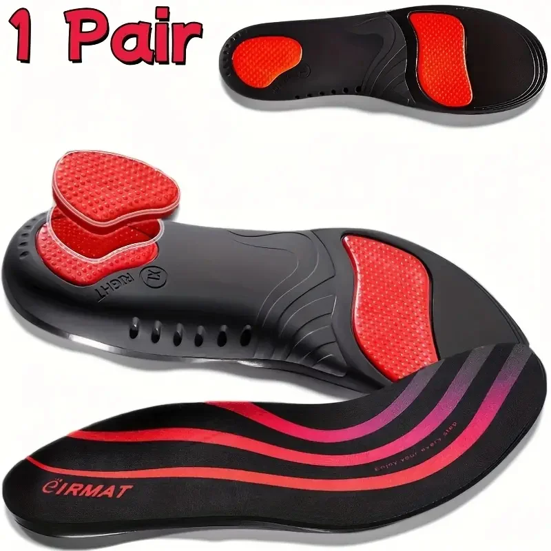 

1 пара уникальных сверхпрочных формованных стельок унисекс для взрослых, противоскользящая удобная вставка из ТПУ