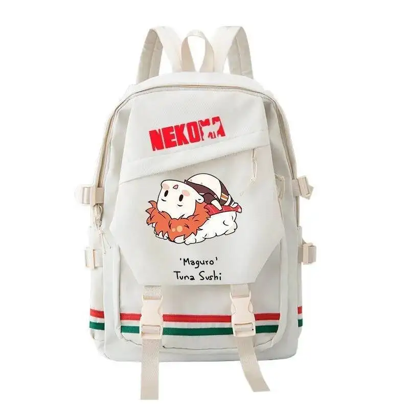 أنيمي لعبة أسود أبيض Haikyuu طالب المراهقين الحقائب المدرسية سعة كبيرة Mochilas حقائب الظهر للهدايا