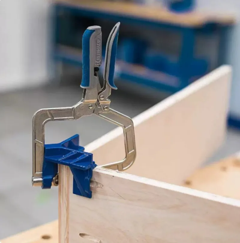 90° Corner Clamp for Woodworking, Right Angle Fixing Clip for Pocket Hole Joinery, Cabinet & Photo Framing - view 3