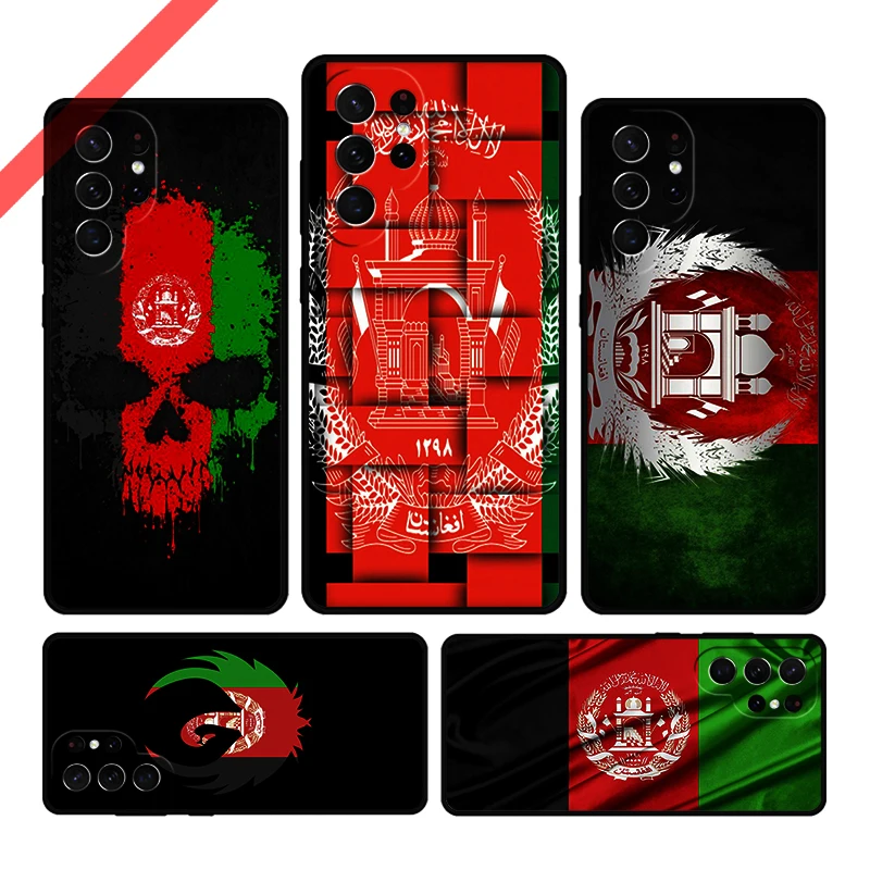 Afghan Afghanistan  Flag Freedom Phone Case For Samsung Galaxy S20 FE S21 S10 S23 Plus S24 S22 Ultra Note20 Note10 S9 S8 Cover