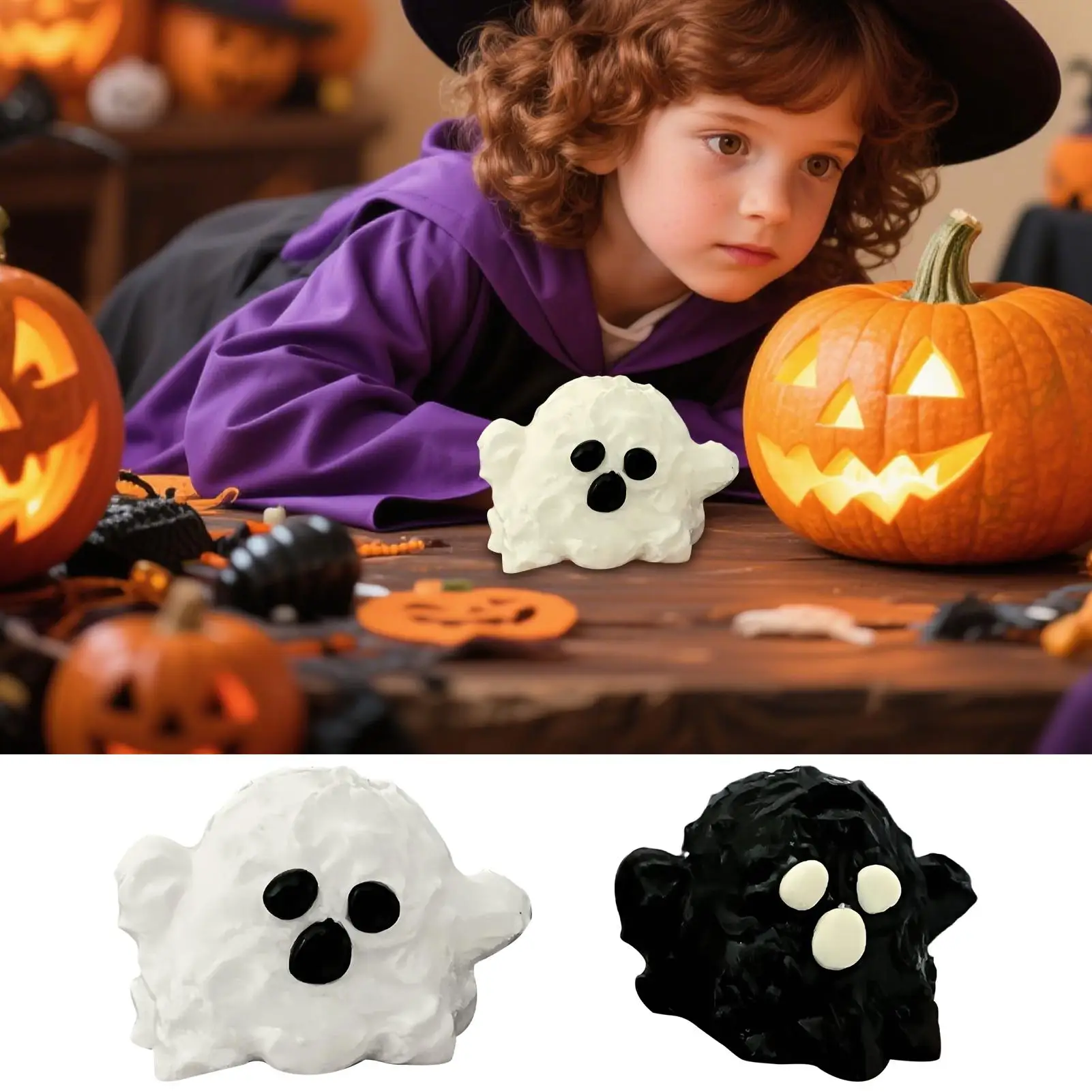 ฮาโลวีน Fidget ของเล่นซิลิโคน Ghost Squeeze รุ่น Party Favor Ultra - Soft Pinching ของเล่นสําหรับครอบครัวเพื่อนวัยรุ่นเยาวชนผู้หญิงผู้ชาย