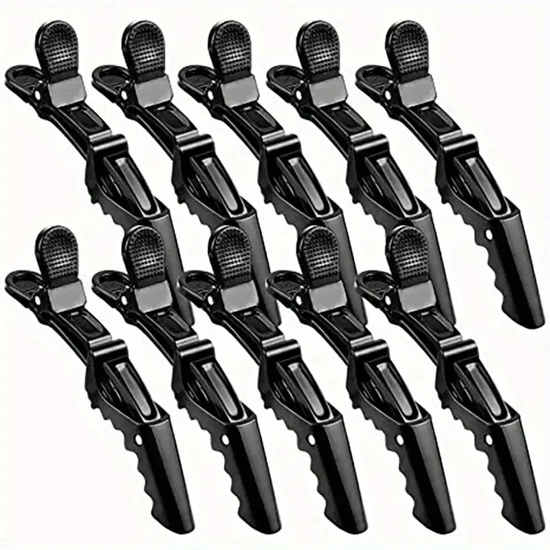 5–30 Stück Alligator-Haarspange aus Kunststoff, rutschfeste Haarnadel, schwarz, rosa, langlebige Haarklammer, Friseur-Styling-Zubehör für Damen und Herren