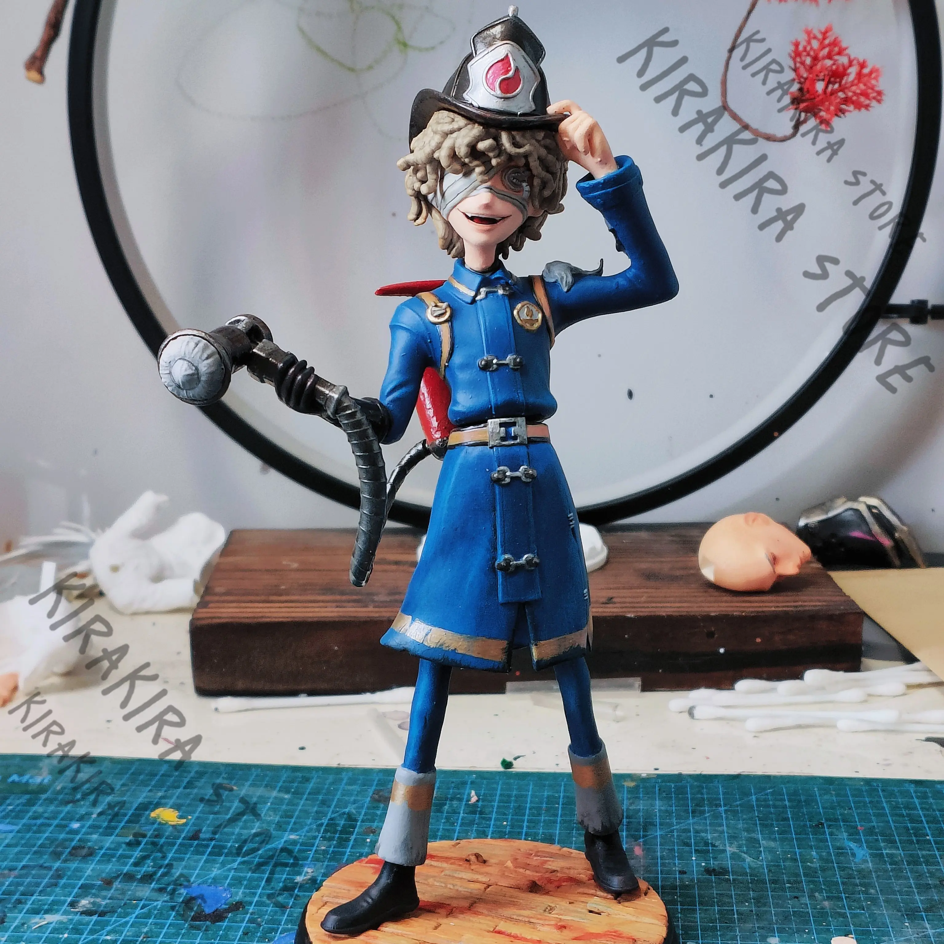 Identity Ⅴ Fire investigator Florian Brand Cosplay Mascot Fashion Garage Kits Figurine Ornament Maumet Model Handcraft Gifts
