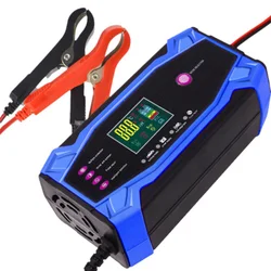 10Amp Battery Charger for Car SUV Motorcycle Truck 12V 10A 24V 5A Battery-Charger Pulse Repair for GEL Wet Dry Lead Acid Battery