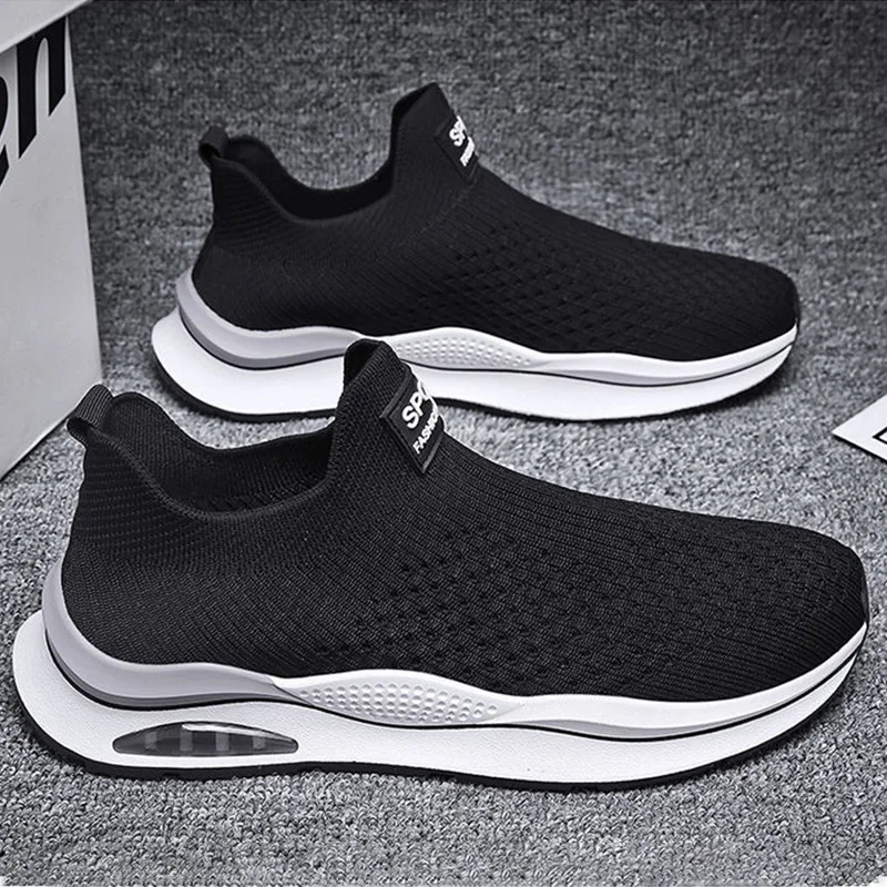 Man New Fashion Sneakers Breathable Trend Style 2024 Spring Summer Men\'s Sneaker Mesh Fabric Slip on Male Sneakers Mens Shoes