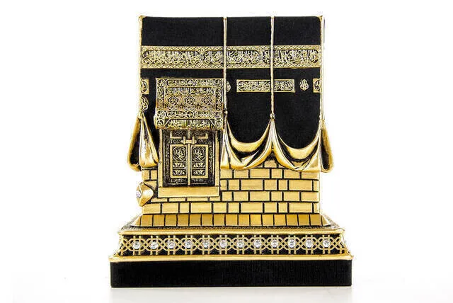 Imagem -05 - Iqrah-kaaba Trinket Cor Dourada Extragrande