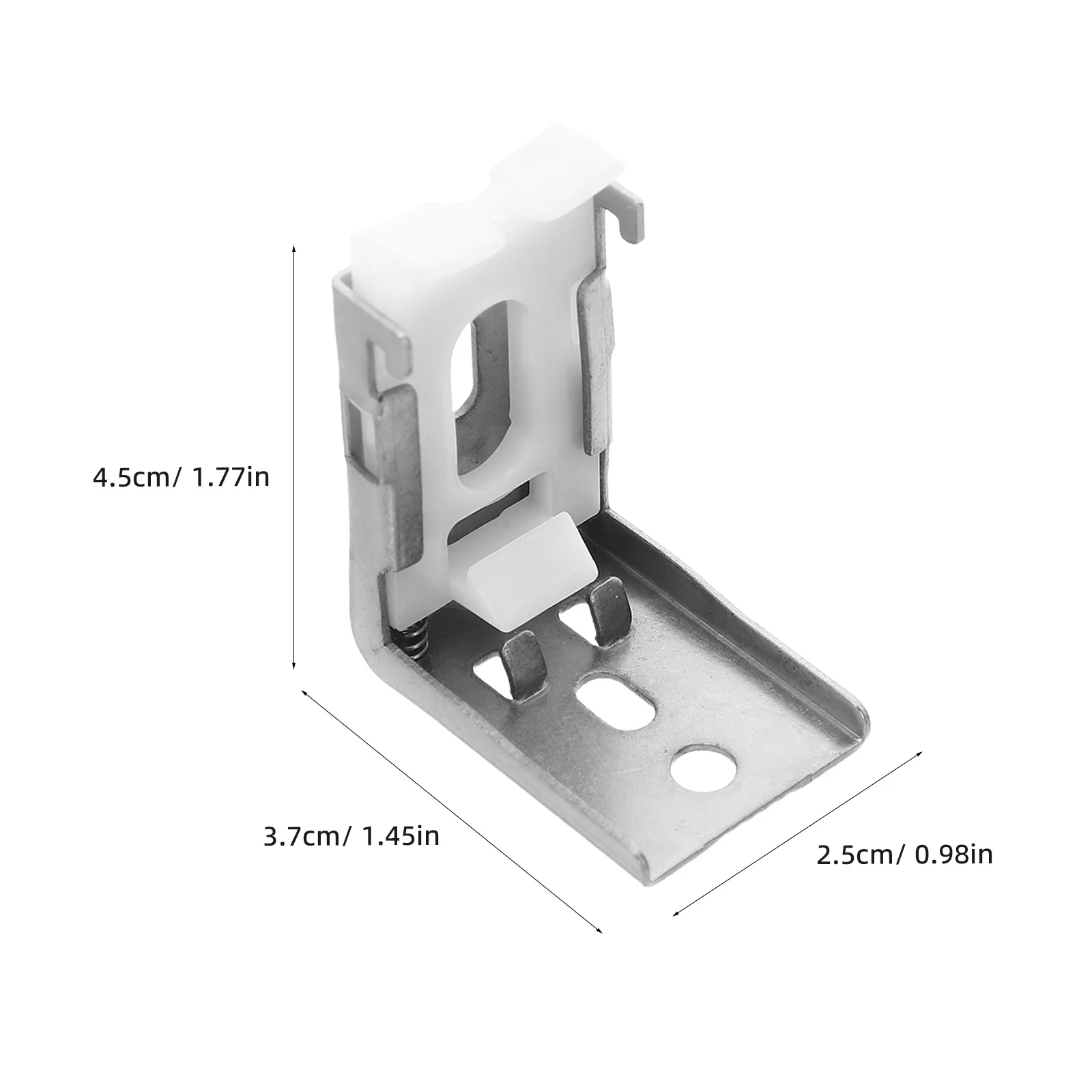 20Pcs Blind Mounting Brackets Mini Metal Window Shade Clips Vertical Blind Repair Tabs Replacement Accessories DIY Installation