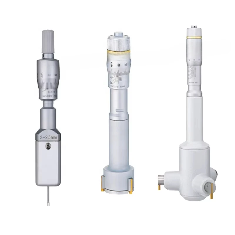 Micrometer 368 161 is a blind hole model three-point aperture inner diameter